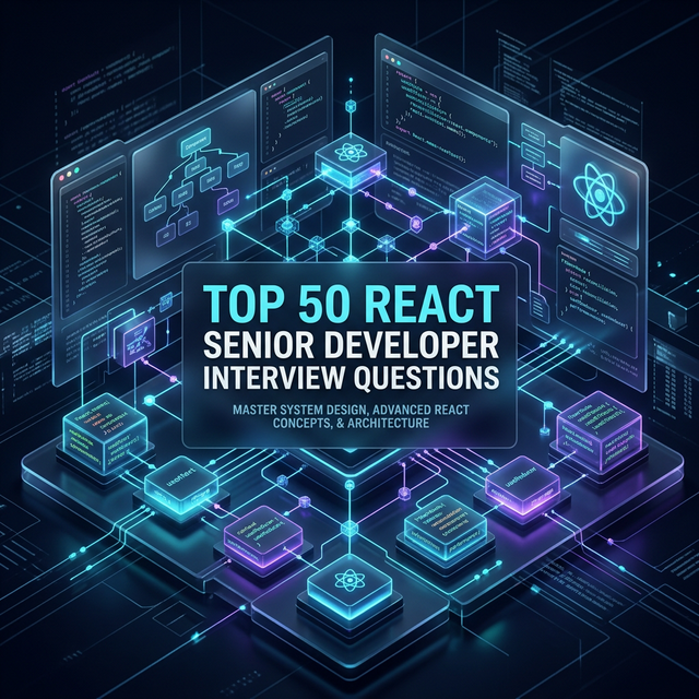 Top 50 React Senior Developer Interview Questions (2026 Expert Guide)